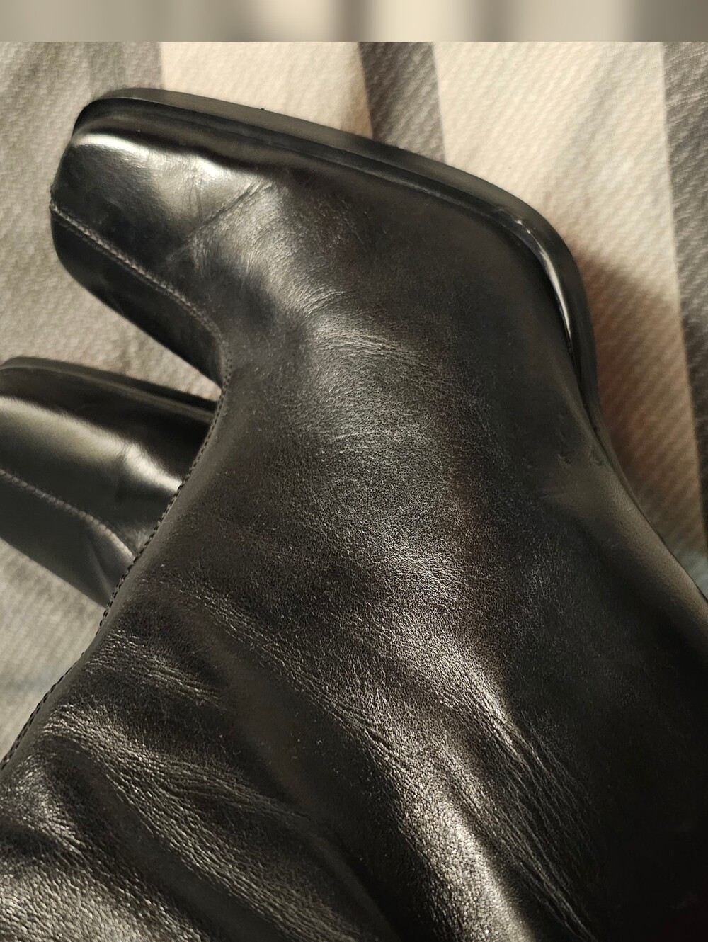 Nine West Black Square Toe Boots. Size 6.5 - Picture 3 of 5